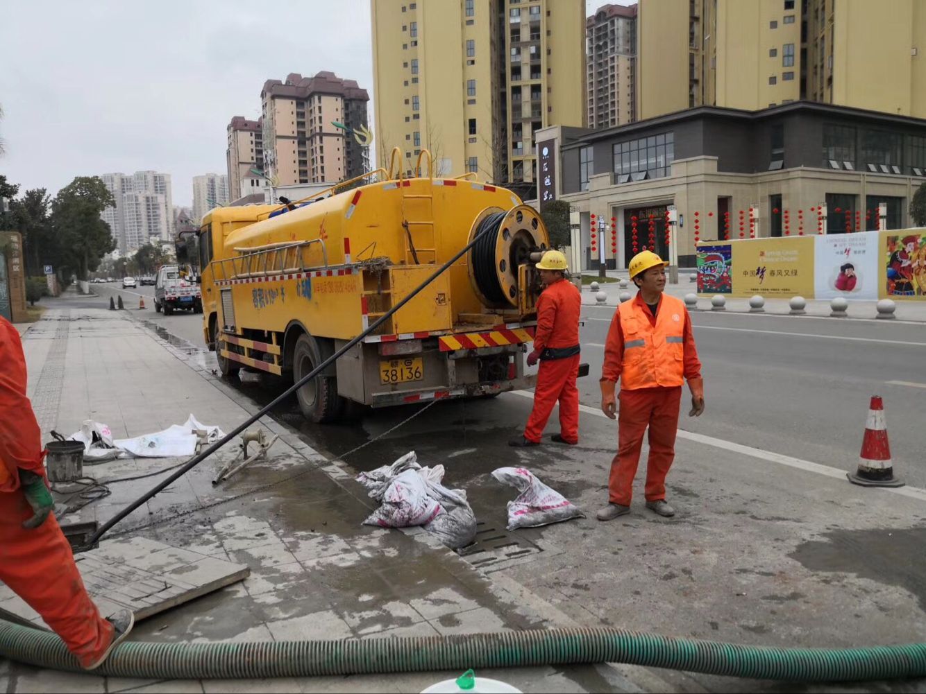 海兴排污管道清淤-管道清洗